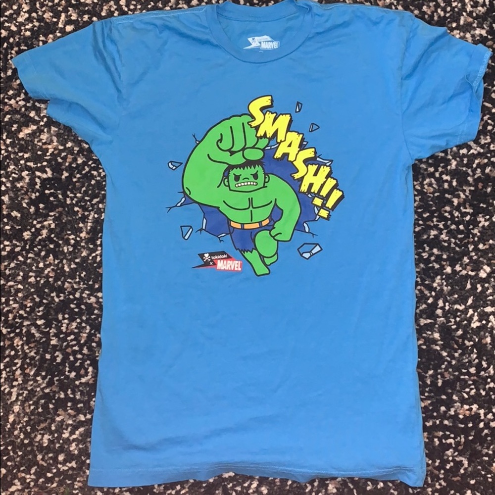 Tokidoki HULK smash marvel Tee SMALL
